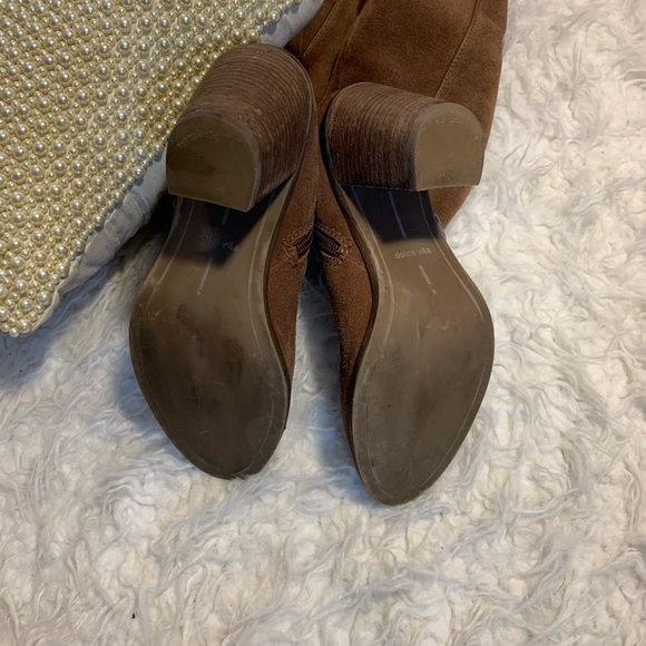 DOLCE VITA over the knee camel brown suede boots - Picture 7 of 8